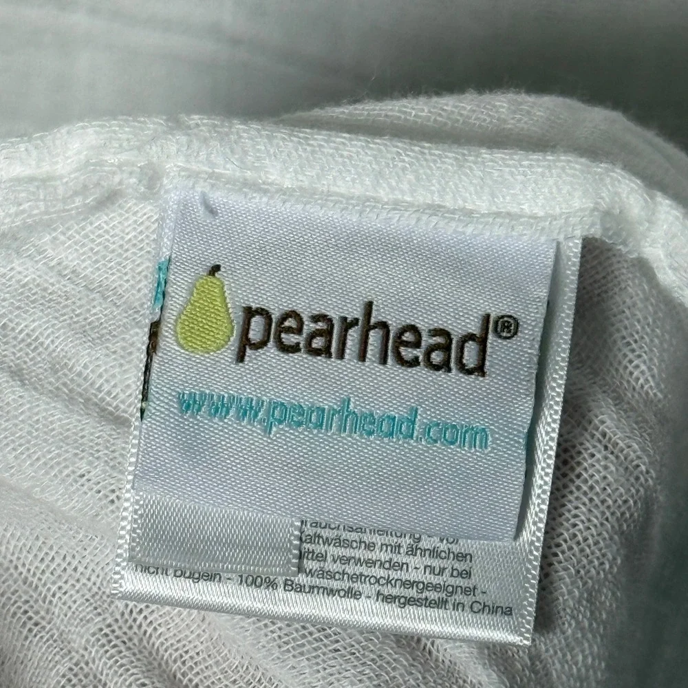Pearhead Baby Monthly Blanket‎ 42x40 White Black 1 Year Watch Me Grow Newborn